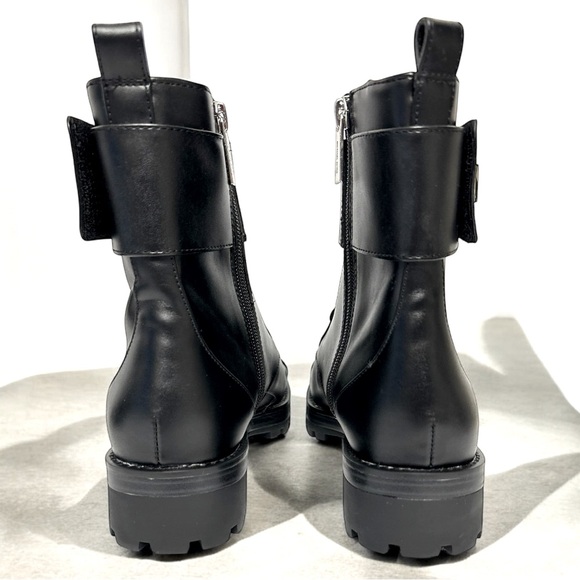 🆕 NWT Michael Kors Tatum Leather Combat Boots - Picture 5 of 7